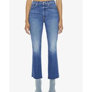 Mother Denim "The Tripper Ankle Fray" Medium Wash Flare Jeans - Size - 25